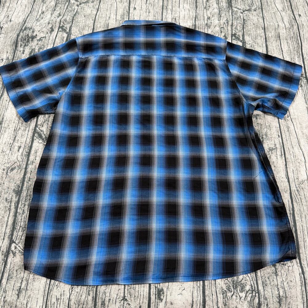 Dixxon Flannel Co Auto Angio Plaid Shirt Mens 2XL Short Sleeve Bamboo Blend - Picture 2 of 11